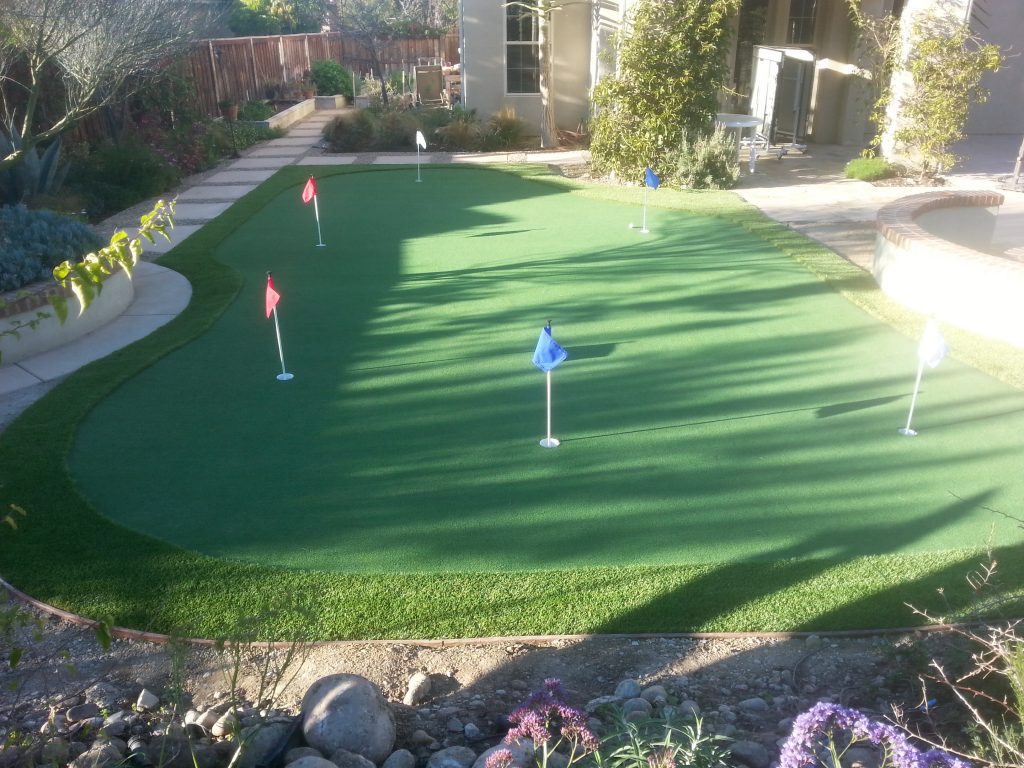 Synthetic Turf Putting Greens For Backyards Del Mar, Best Artificial Lawn Golf Green Prices