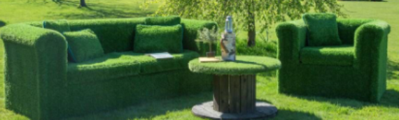 ▷Some Quirky Garden Furniture Made From Artificial Grass Del Mar