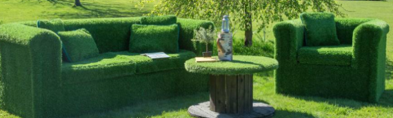 ▷5 Tips To Install Quirky Garden Furniture Made From Artificial Grass Del Mar